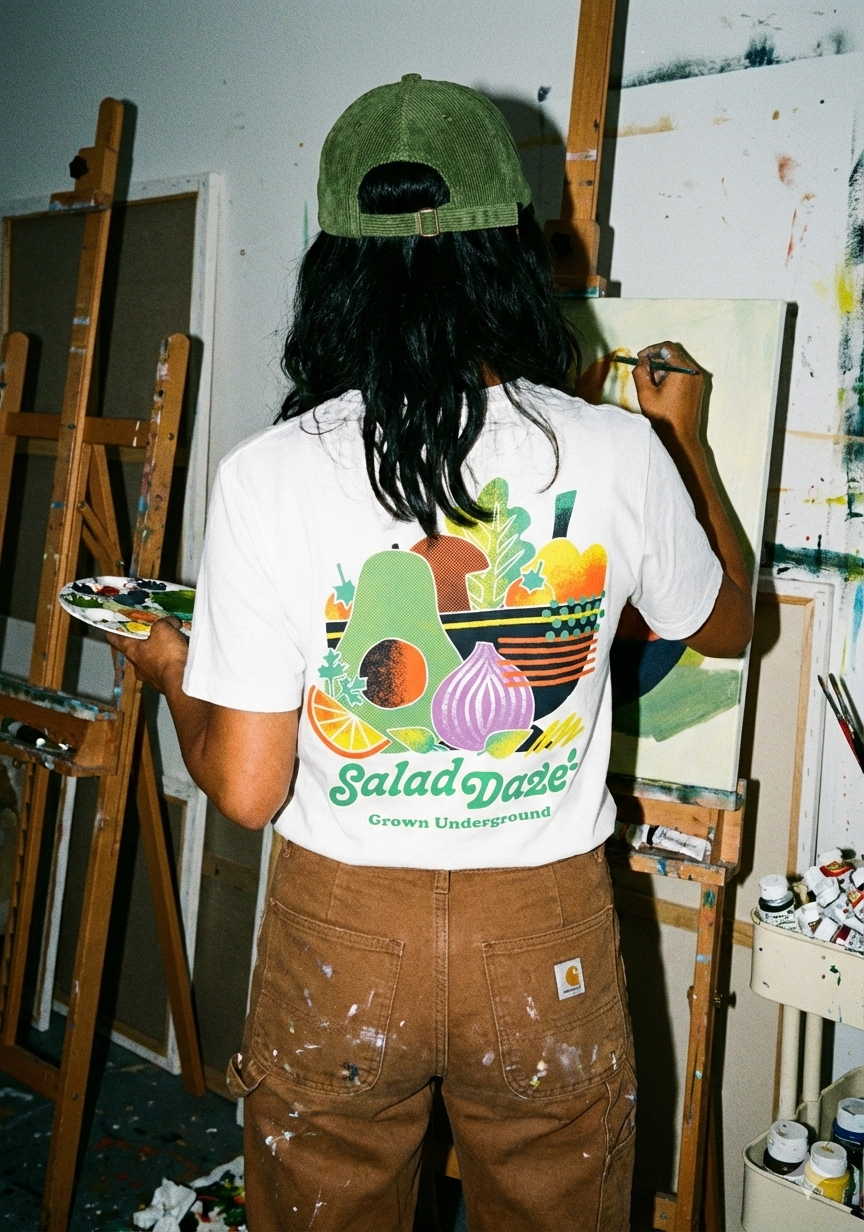 Salad Daze White Tee